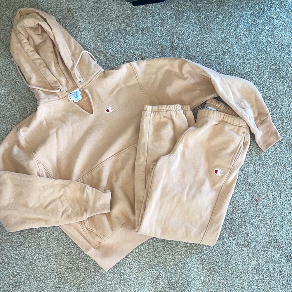 Champion Hoodie and Sweatpants Set